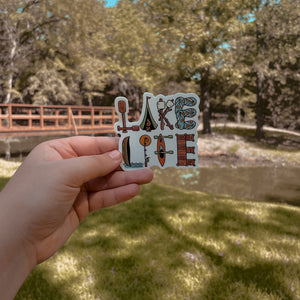 Lake Life Sticker